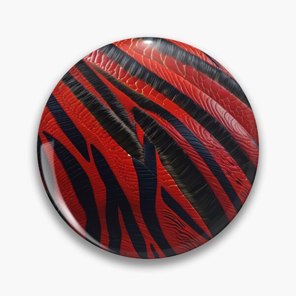 Item preview, Abstract Red Zebra Skin Pattern designed and sold by TheArtOfPat.