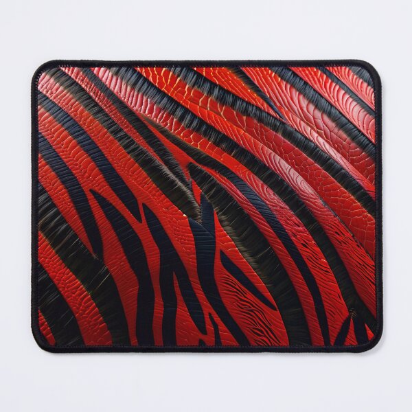 Item preview, Abstract Red Zebra Skin Pattern designed and sold by TheArtOfPat.