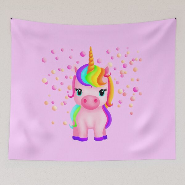 Item preview, Unicorn and butterflies designed and sold by Azyrielle.