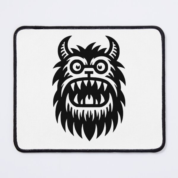 Item preview, Hairy Black Monster designed and sold by NicolasGlowArt.