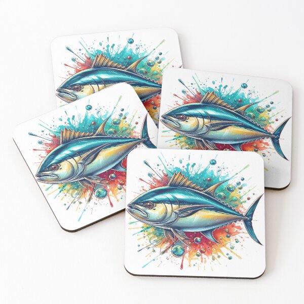 Item preview, A beautiful tuna with a colorful background. designed and sold by Marcoshop10.