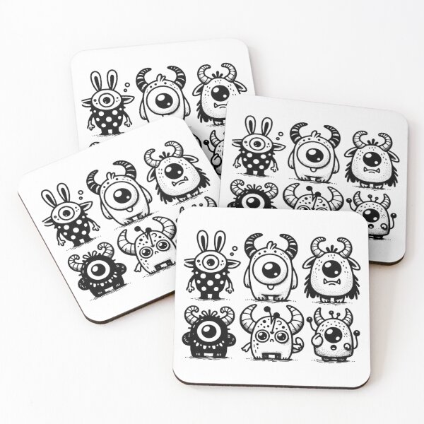 Item preview, Cute Monsters Pack designed and sold by NicolasGlowArt.