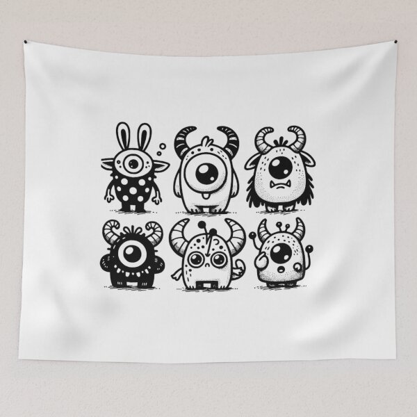 Item preview, Cute Monsters Pack designed and sold by NicolasGlowArt.