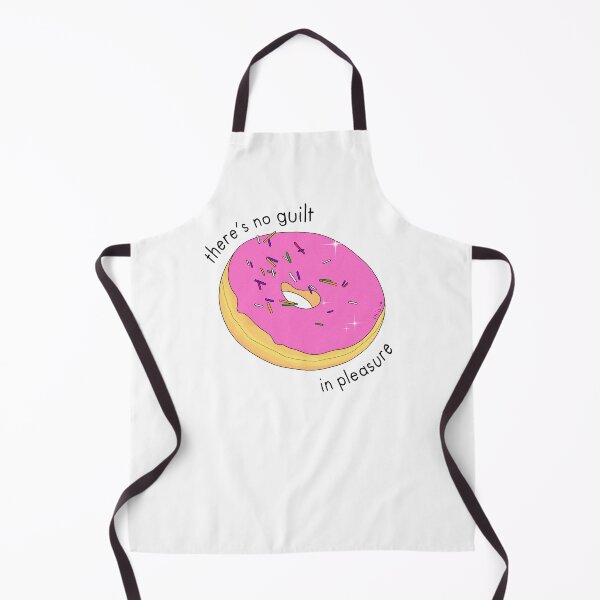 Item preview, There’s no guilt in pleasure - donut (white background) designed and sold by Chiara Filincieri.