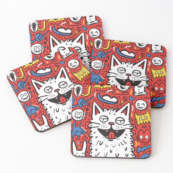 Item preview, Dozing cat art designed and sold by WitoonShop.