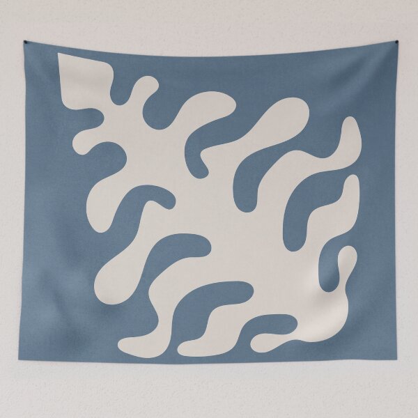 Item preview, Simplicity Leaf, Blue designed and sold by technicolorable_art.