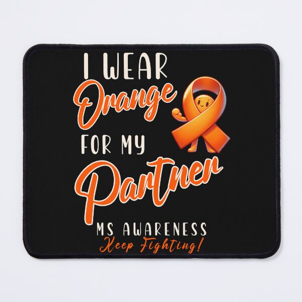 Item preview, I Wear Orange For My Partner MS Awareness designed and sold by ZeptepiTrends.