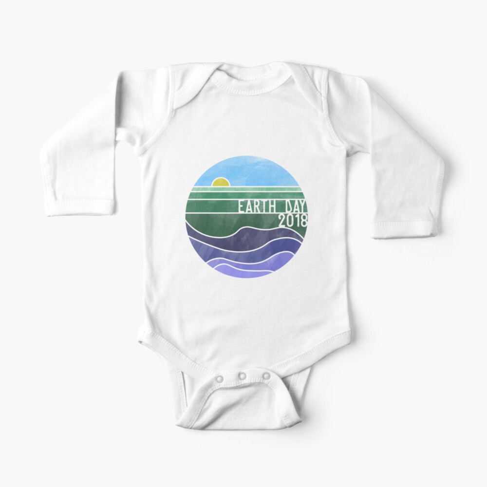 Earth Day 2018 - White Baby One-Piece