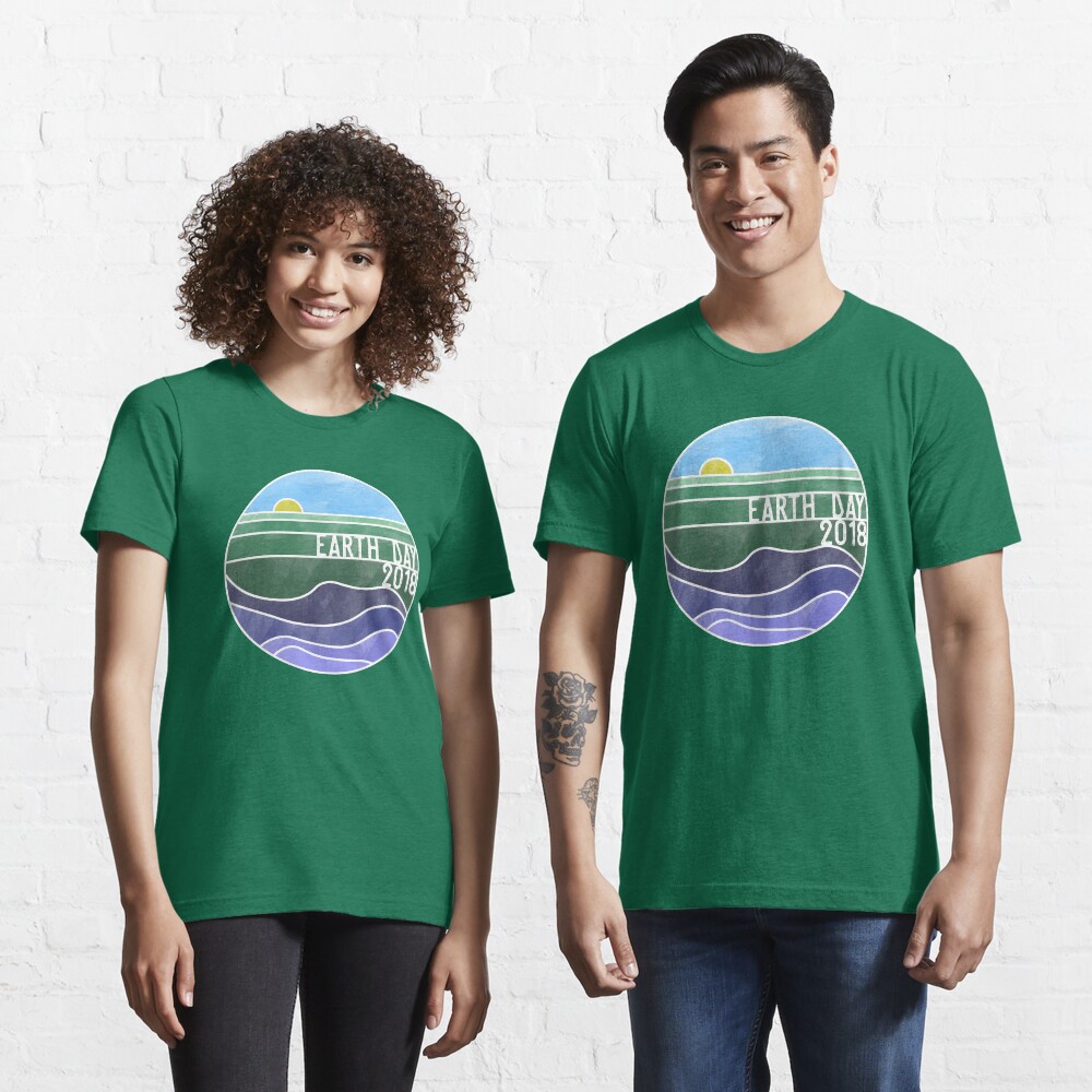 Earth Day 2018 - White Essential T-Shirt