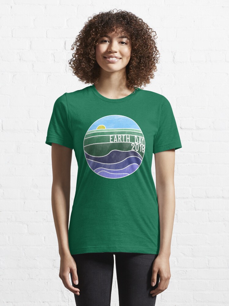 Alternate view of Earth Day 2018 - White Essential T-Shirt