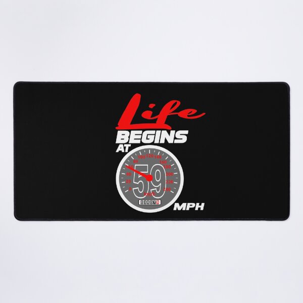 Item preview, Life begins at 59 mph designed and sold by giftfromheart.