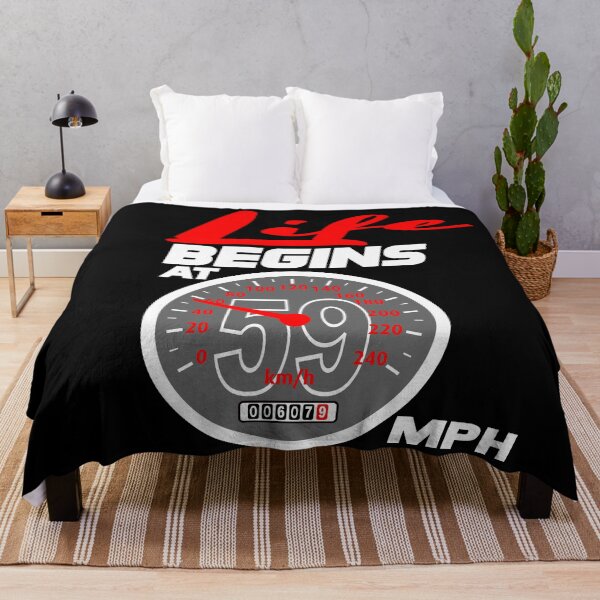 Item preview, Life begins at 59 mph designed and sold by giftfromheart.