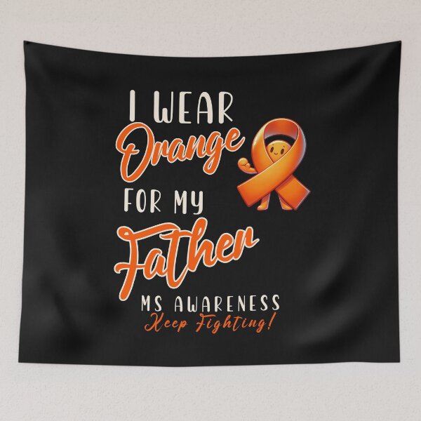 Item preview, I Wear Orange For My Father MS Awareness designed and sold by ZeptepiTrends.