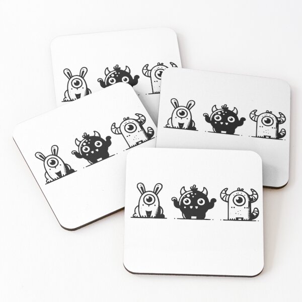 Item preview, Minimalist Monsters designed and sold by NicolasGlowArt.