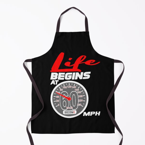 Item preview, Life begins at 60 mph designed and sold by giftfromheart.