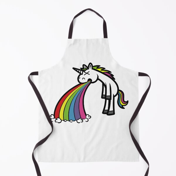 Item preview, Little Cute Unicorn Puking Rainbow designed and sold by Infinitee8hirts.