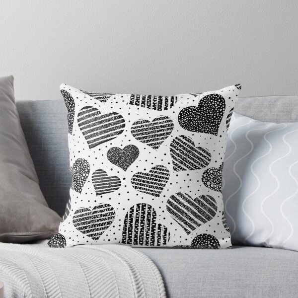 Item preview, Black Hearts Pattern designed and sold by Motogetsu.