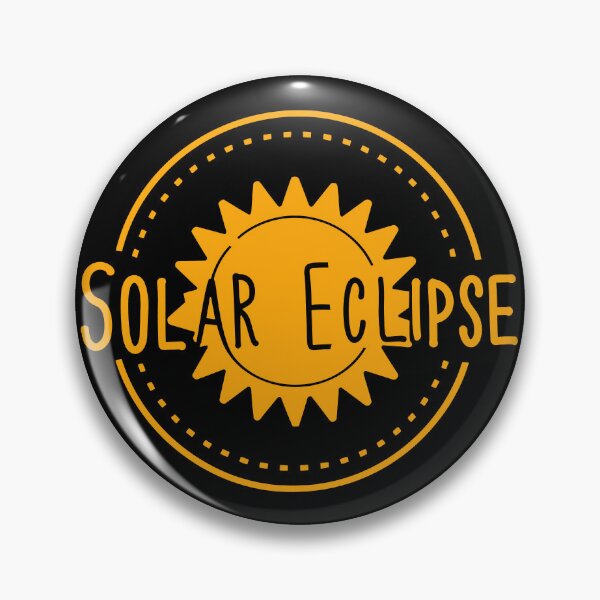 Item preview, Solar Eclipse Minimal style Art in orange yellow designed and sold by EmeraldeaArt.