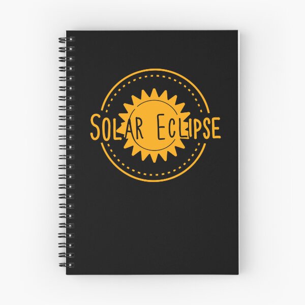 Item preview, Solar Eclipse Minimal style Art in orange yellow designed and sold by EmeraldeaArt.