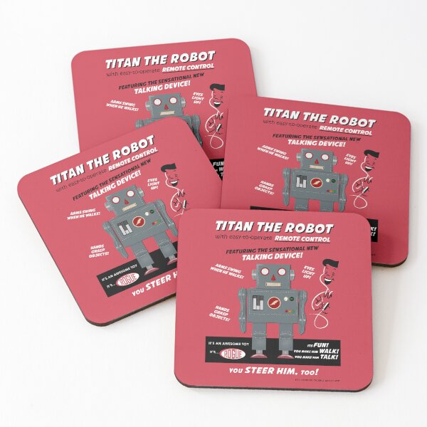 Item preview, Titan The Vintage Toy Robot designed and sold by rogue-design.