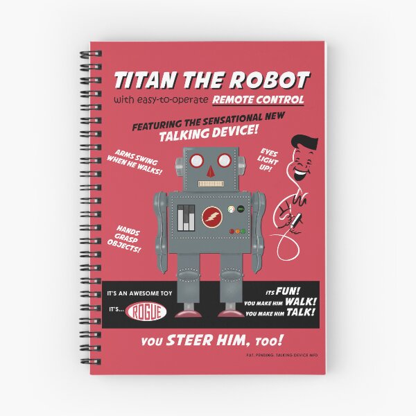 Item preview, Titan The Vintage Toy Robot designed and sold by rogue-design.