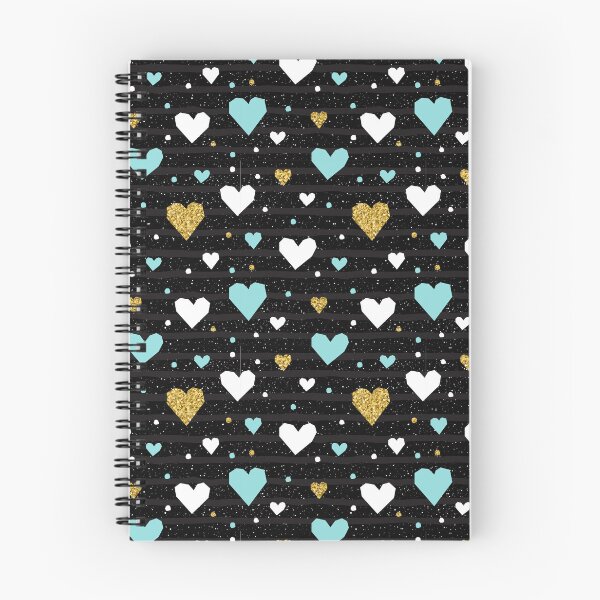 Item preview, Glittered Colorful Hearts Pattern designed and sold by Motogetsu.