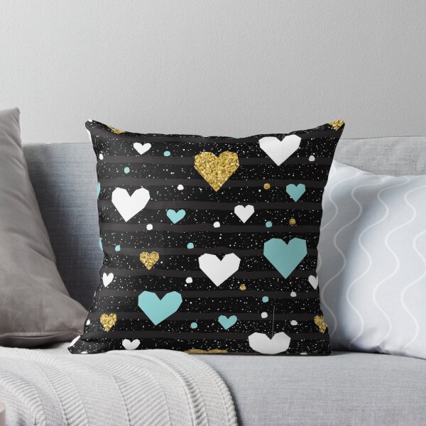 Item preview, Glittered Colorful Hearts Pattern designed and sold by Motogetsu.
