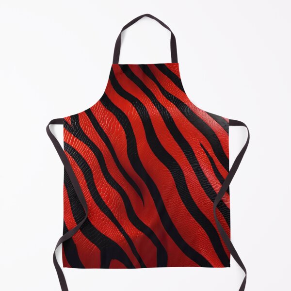 Item preview, Abstract Red Zebra Skin Pattern designed and sold by TheArtOfPat.
