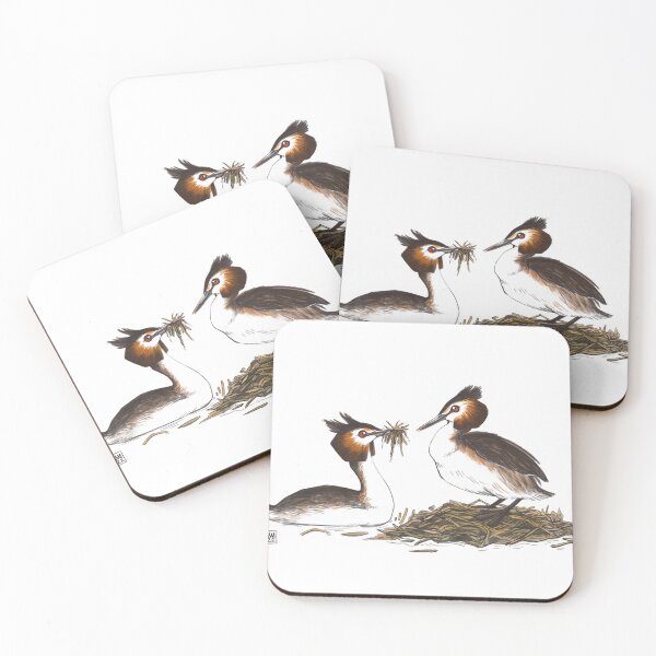 Item preview, Great Crested Grebe designed and sold by Ara  Bird.
