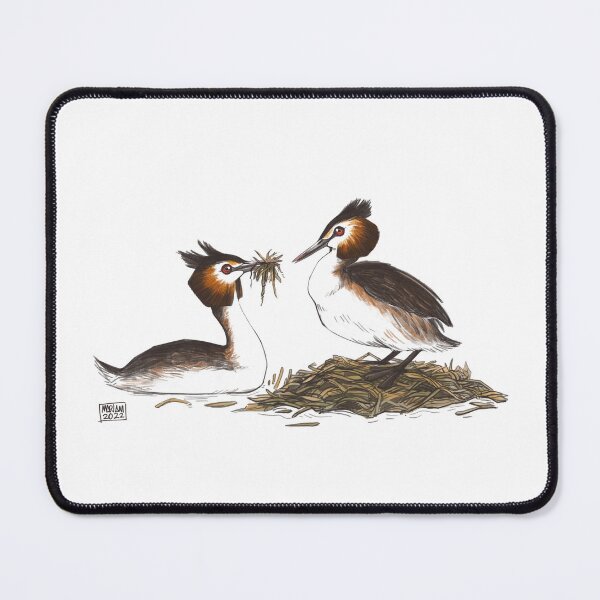 Item preview, Great Crested Grebe designed and sold by Ara  Bird.