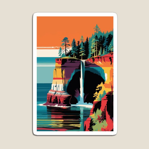Item preview, Michigan's Natural Wonder: Pictured Rocks National Lakeshore designed and sold by ShopieHome.