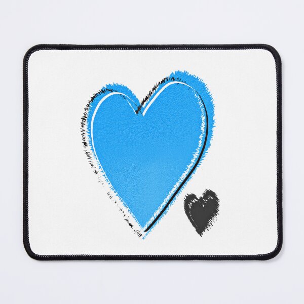 Item preview, Blue Abstract Love Heart designed and sold by StudioFlea.