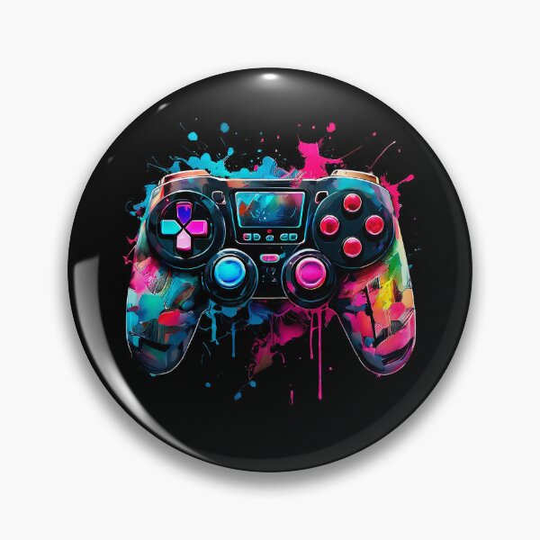 Item preview, Colorful Watercolor Game Controller designed and sold by anyasevchenko.