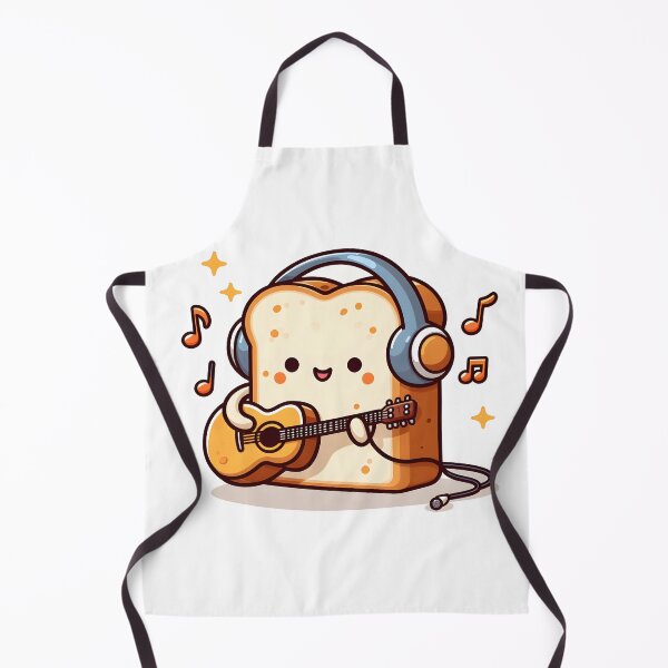 Item preview, Kawaii Toast With Headphones designed and sold by CanvasCutie.