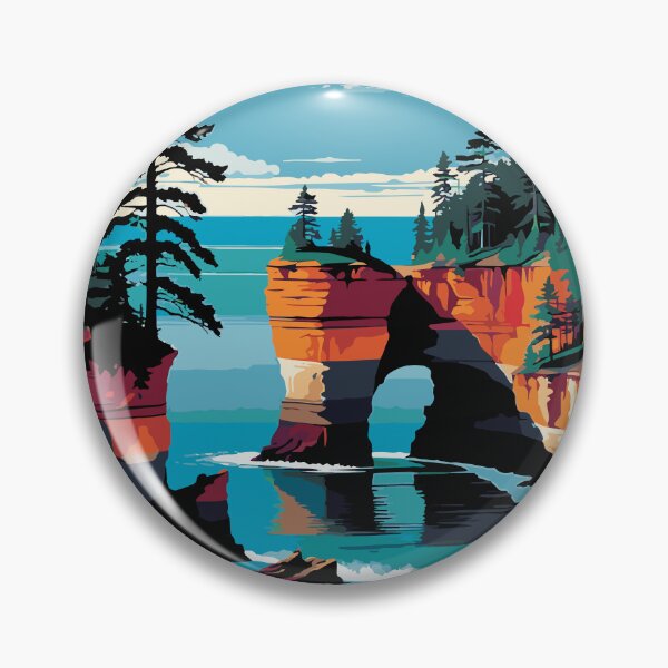 Item preview, The Artistry of Pictured Rocks National Lakeshore designed and sold by ShopieHome.