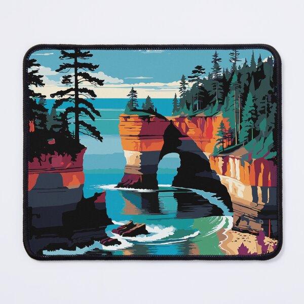 Item preview, The Artistry of Pictured Rocks National Lakeshore designed and sold by ShopieHome.