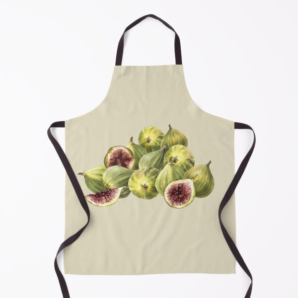 Item preview, A pile of ripe figs, picked whole and cut fruit hand-drawn watercolor sticker  designed and sold by BartolArt.