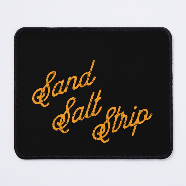 Item preview, Hot Rod Holy Ground - Sand, Salt, Strip - vintage yellow print designed and sold by retropetrol.