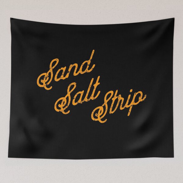 Item preview, Hot Rod Holy Ground - Sand, Salt, Strip - vintage yellow print designed and sold by retropetrol.