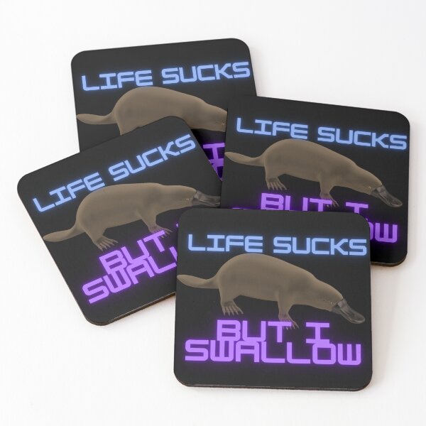 Item preview, Life sucks but I swallow designed and sold by adrianxoxo.