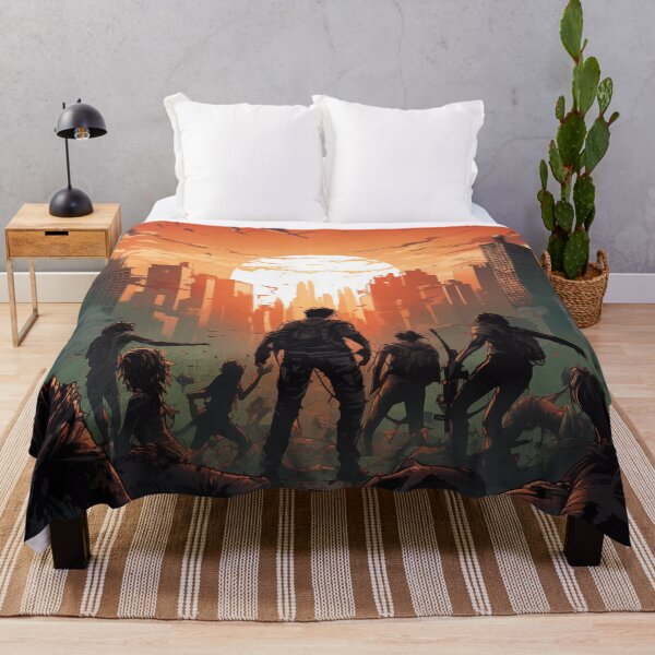 Item preview, The Dead, vivid, vector art, zombie apocalypse, beautiful landscape, survivor designed and sold by slemfiskz.