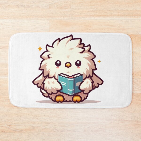 Item preview, Kawaii Fluffy Griffon With Book designed and sold by CanvasCutie.
