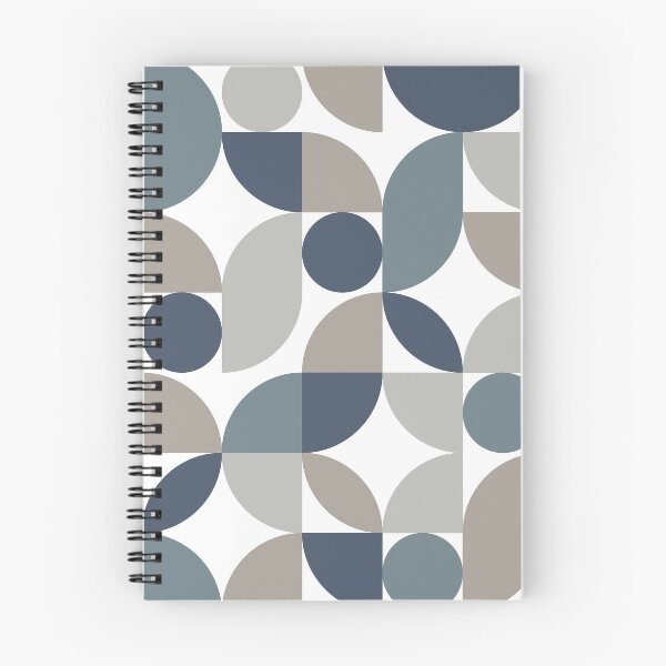Item preview, Mid Century Modern Abstract 26 Navy Blue, Grey designed and sold by trdstudio.