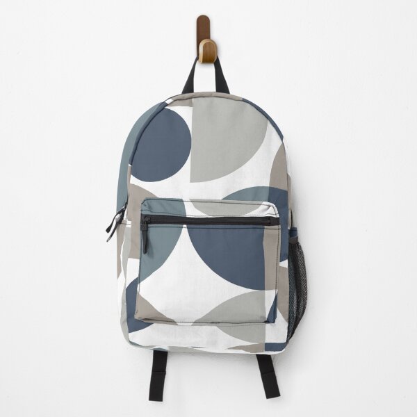 Item preview, Mid Century Modern Abstract 26 Navy Blue, Grey designed and sold by trdstudio.