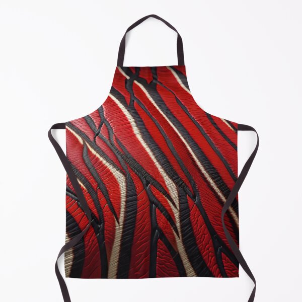 Item preview, Abstract Red Zebra Skin Pattern designed and sold by TheArtOfPat.