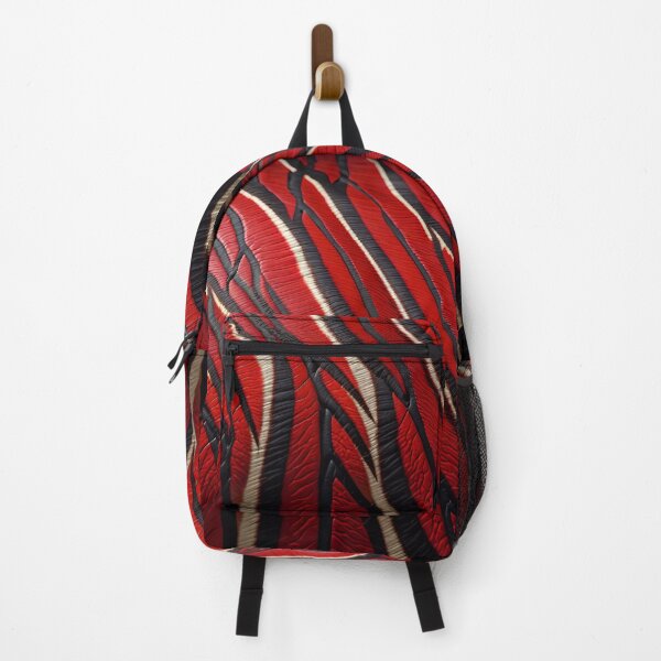 Item preview, Abstract Red Zebra Skin Pattern designed and sold by TheArtOfPat.