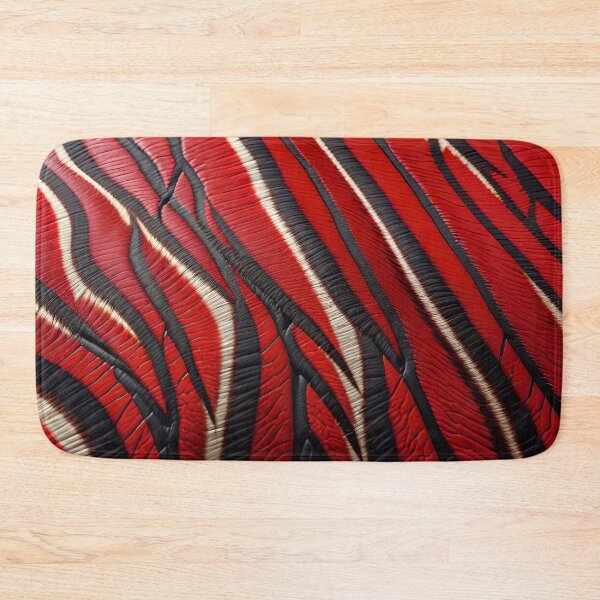 Item preview, Abstract Red Zebra Skin Pattern designed and sold by TheArtOfPat.