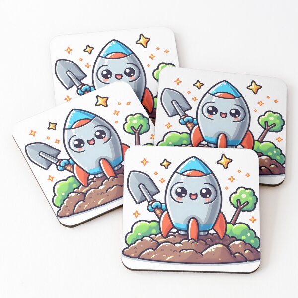 Item preview, Kawaii Rocket: Shovel designed and sold by CanvasCutie.
