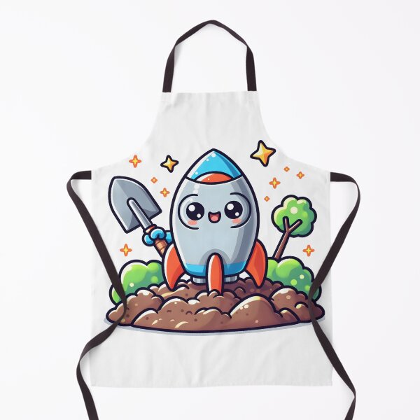 Item preview, Kawaii Rocket: Shovel designed and sold by CanvasCutie.