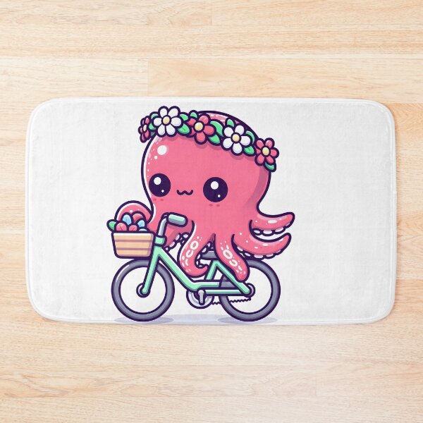 Item preview, Kawaii Octopus: A Flower Crown designed and sold by CanvasCutie.